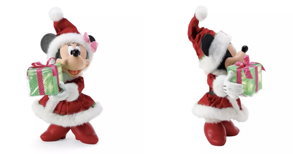 Holiday Light Up Figure Minnie 2 – WDWINFO.COM New Mickey & Minnie Holiday Figures by Department 56 Holiday Light Up Figure Minnie 2