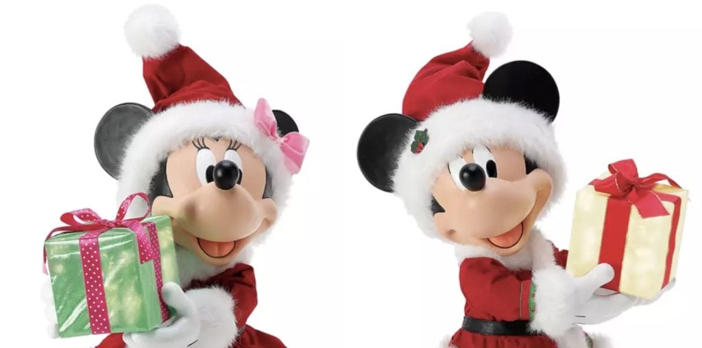 New Mickey & Minnie Holiday Figures by Department 56 Holiday Light Up Figure header 2