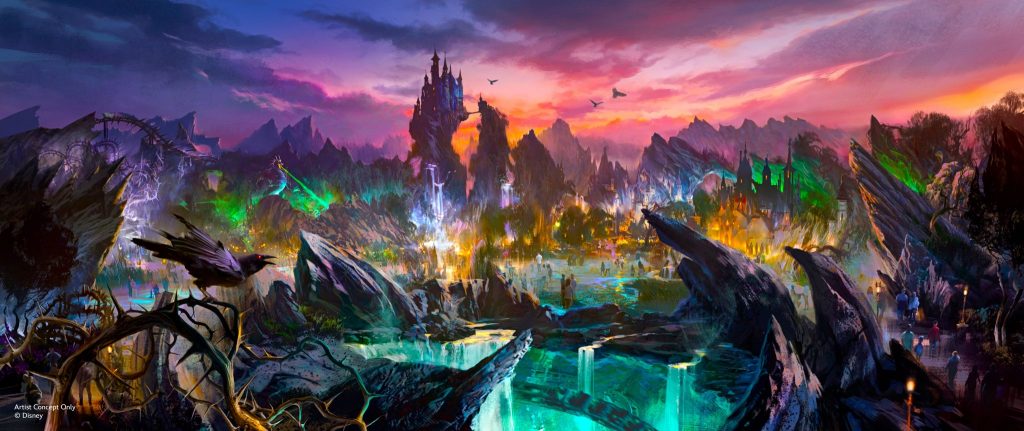 Disney World’s New Villains Land Will Be Most Original in Over 25 Years Villains Land Concept Art _Vibrant
