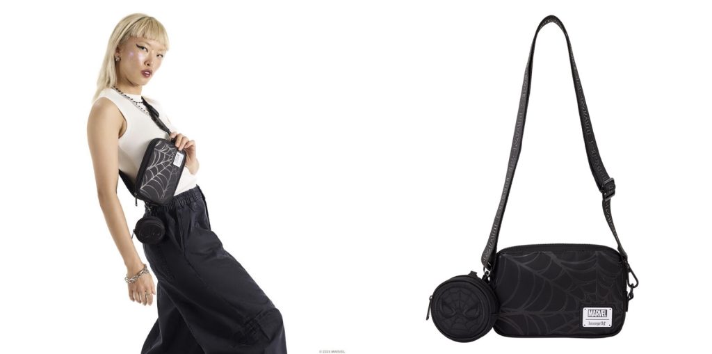 Spider-Man Fans! See New Marvel x Loungefly 3-Piece Series Loungefly Marvel Sling Bag