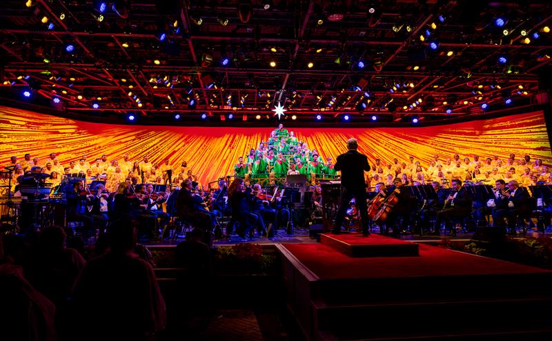 NEW Candlelight Processional Narrators Announced for EPCOT’s 2026 Holiday Season candlelight processional - orchestra