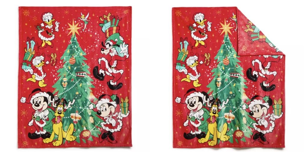 New Disney Merch Holidays 2025 Throw – WDWINFO.COM New Disney Merch: Holiday Shopping Has Arrived! New Disney Merch Holidays 2025 Throw