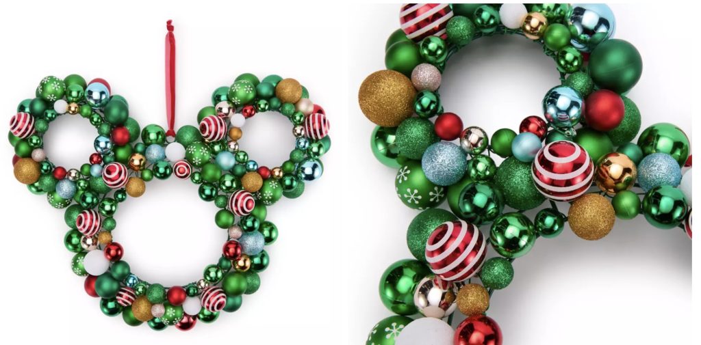New Disney Merch Holidays 2025 Wreath – WDWINFO.COM New Disney Merch: Holiday Shopping Has Arrived! New Disney Merch Holidays 2025 Wreath