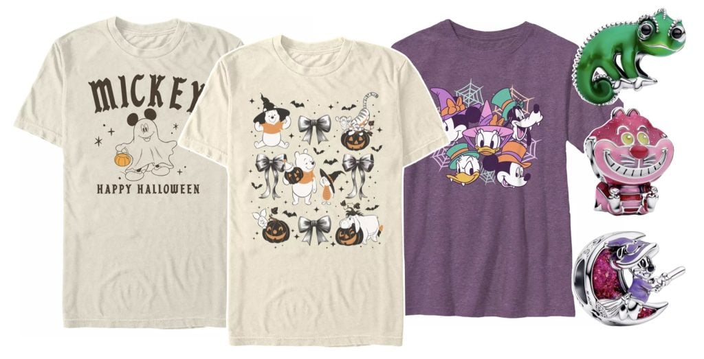 New Disney Merch: Halloween Tees, Pandora Charms & More New Merch Header