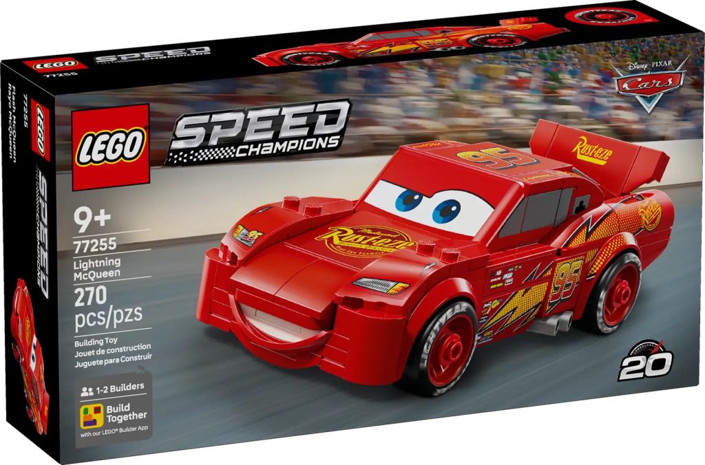 Speed Champion Lightning McQueen LEGO – WDWINFO.COM New Lightning McQueen Disney Speed Champions LEGO Speed Champion Lightning McQueen LEGO