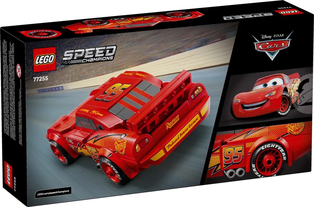 Speed Champion Lightning McQueen LEGO Back – WDWINFO.COM New Lightning McQueen Disney Speed Champions LEGO Speed Champion Lightning McQueen LEGO Back