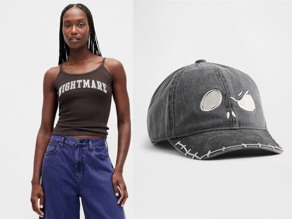 Check Out the NEW Gap x Disney Nightmare Before Christmas Merch Collection gap-disney-merch-header-02