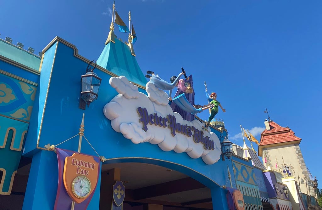 peter-pans-flight-entrance-LL – WDWINFO.COM The New Stories of Magic Kingdom: 10 Countdown Disney Movies peter-pans-flight-entrance-LL
