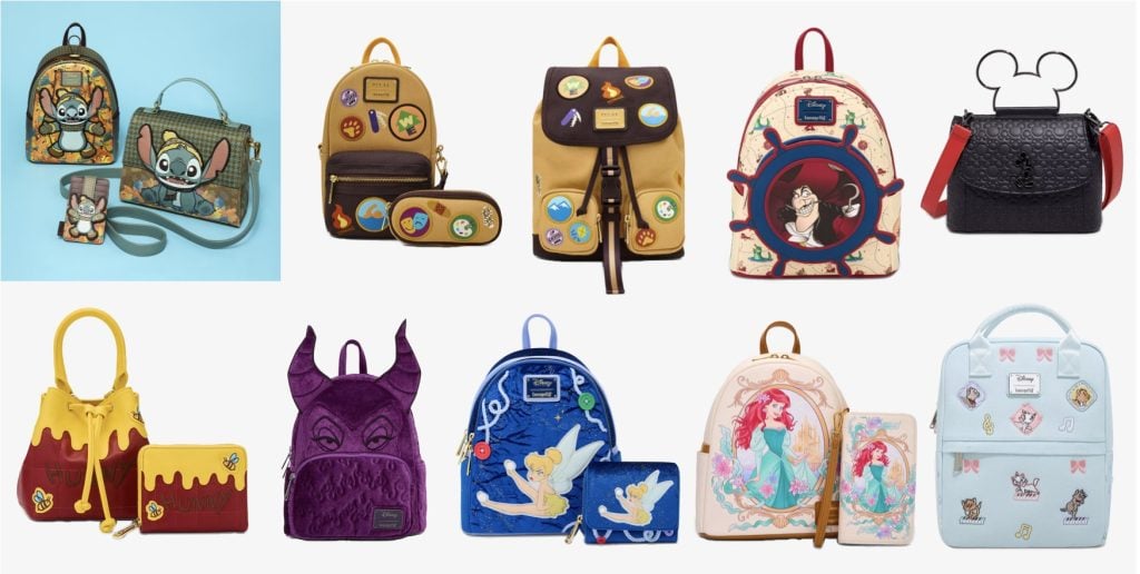 A Disney Loungefly Mini Backpack Under  & More New Styles! Disney Loungefly Header