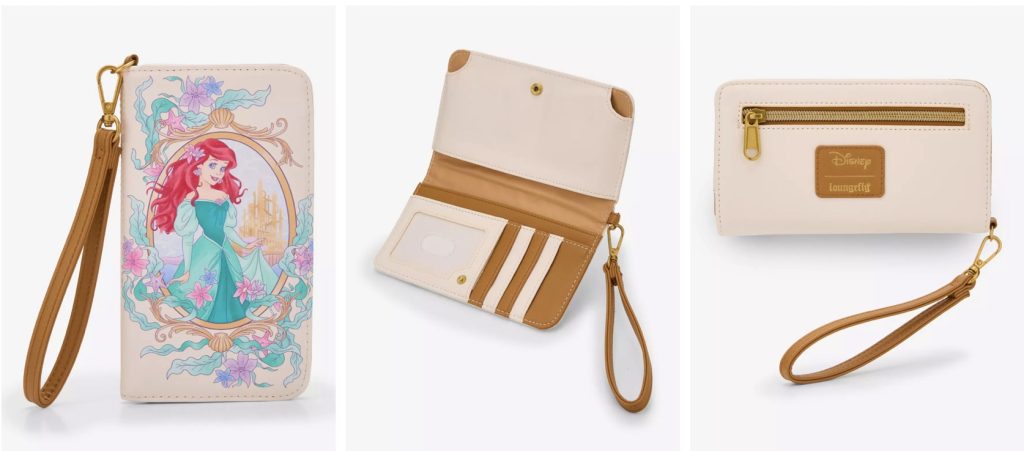 Disney Loungefly New Ariel Wallet – WDWINFO.COM A Disney Loungefly Mini Backpack Under & More New Styles! Disney Loungefly New Ariel Wallet