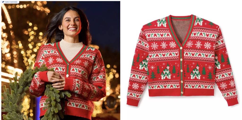 Disney Merch Holiday Matching Family Womens Cardigan Large – WDWINFO.COM New Matching Holiday Attire on Disney’s Virtual Shelves Disney Merch Holiday Matching Family Womens Cardigan Large