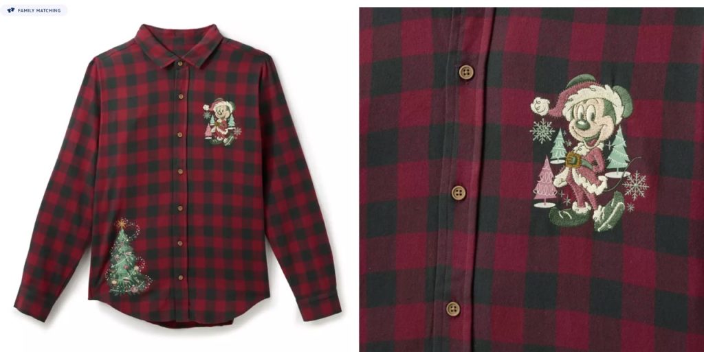 New Disney Merch Her Kids Flanno Large – WDWINFO.COM New Disney Merch: Holidays, Hanukkah, Gingerbread & More New Disney Merch Her Kids Flanno Large