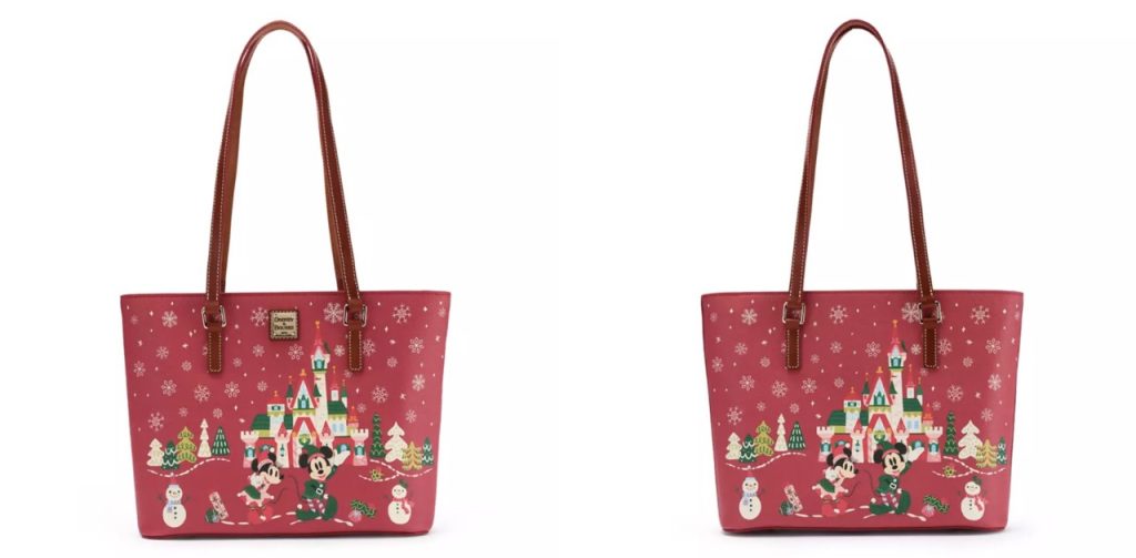 New Disney Merch Holiday Dooney Tote Large – WDWINFO.COM New Disney Merch: Holidays, Hanukkah, Gingerbread & More New Disney Merch Holiday Dooney Tote Large