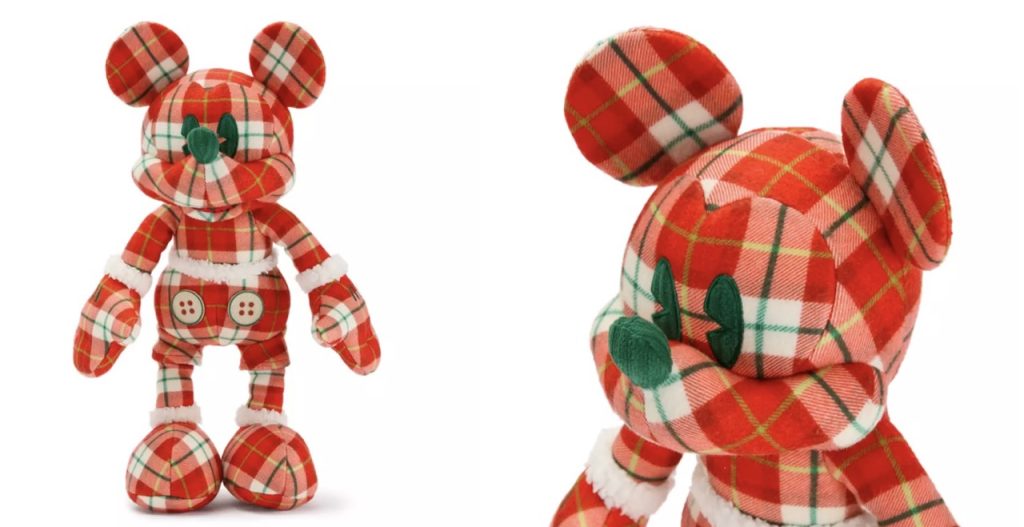 Disney Merch Hit or Miss? New Holiday Plush Plaid Mickey Header Large