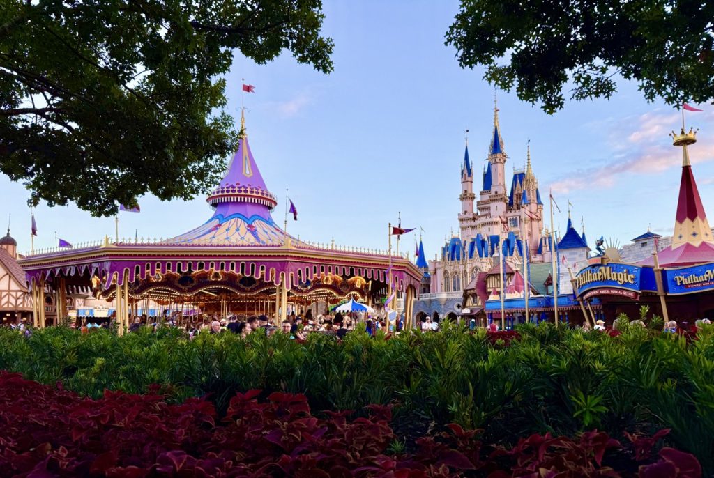 One Parent Behavior Changing the Disney Parks Experience WDW Zoe Wood 2025 Magic Kingdom Carousel Sunset Large