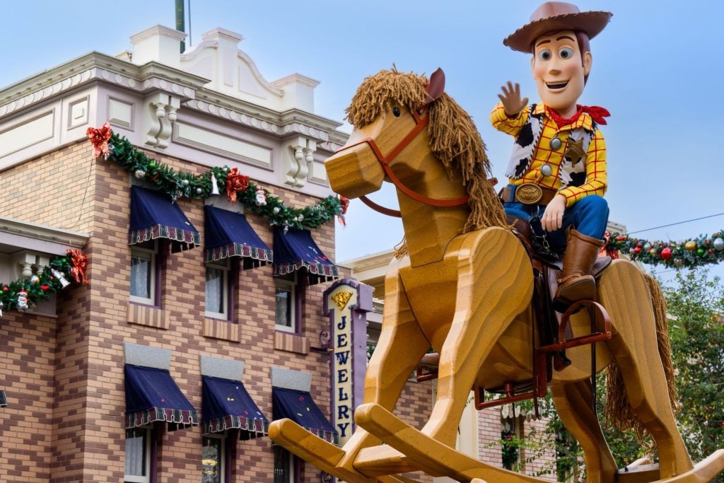 Woody-During-A-Christmas-Fantasy – WDWINFO.COM Story Time With Deadpool & More Character Fun Returns to Disneyland for the Holidays Woody-During-A-Christmas-Fantasy