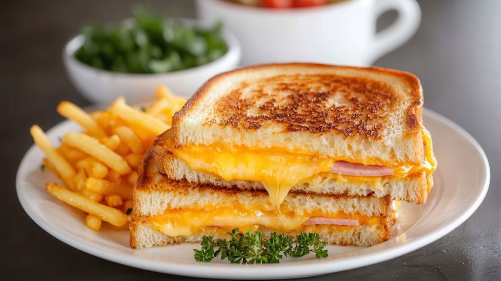 Tips for Dining with Kids at Disney World’s Table-Service Restaurants grilled-cheese-french-fries