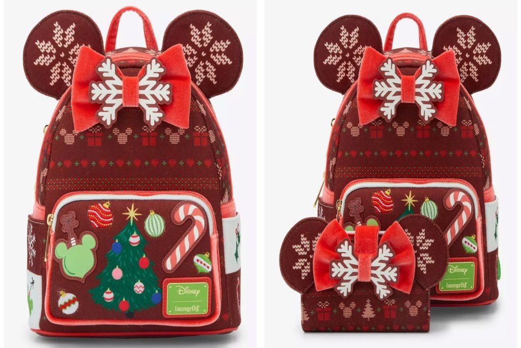 New Minnie Mouse Holiday Sweater Loungefly Collection Available