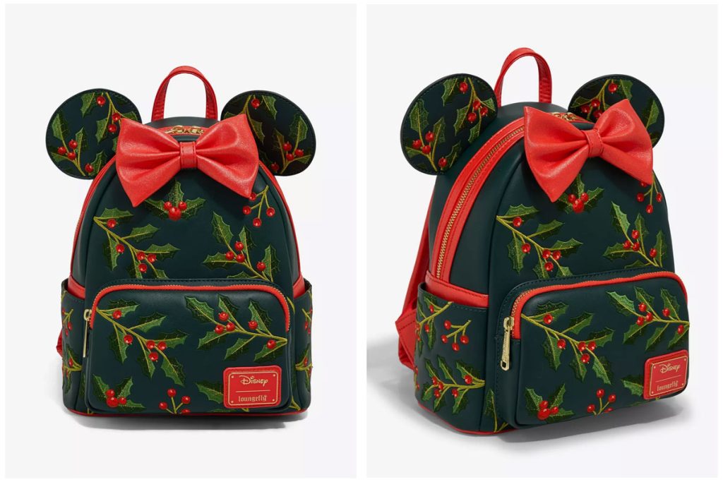 Loungefly Introduces Disney Minnie Mouse Holiday Holly Ears Collection