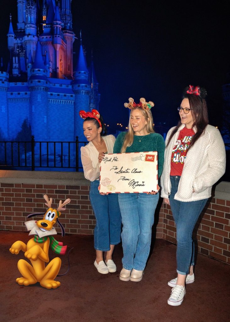 Mickeys Very Merry Christmas Party 2025 Photo Ops Pluto Large – WDWINFO.COM New Very Merry Christmas Party Photo Ops at Magic Kingdom Mickeys Very Merry Christmas Party 2025 Photo Ops Pluto Large