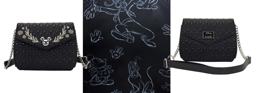 New Disney Loungefly Drop Cross Black Large – WDWINFO.COM New Disney x Loungefly Drop with Fantasia 85th Collection! New Disney Loungefly Drop Cross Black Large