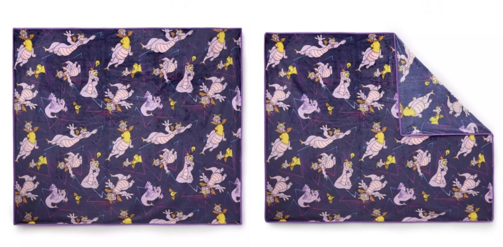 New Disney Merch Figment Blanket Large – WDWINFO.COM New Merch: Figment + Her Universe Holiday & Disneyland 70th New Disney Merch Figment Blanket Large