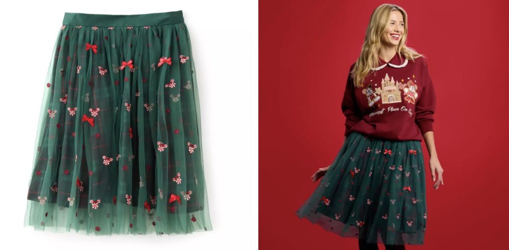 New Disney Merch Her Universe Holiday Skirt Large – WDWINFO.COM New Merch: Figment + Her Universe Holiday & Disneyland 70th New Disney Merch Her Universe Holiday Skirt Large