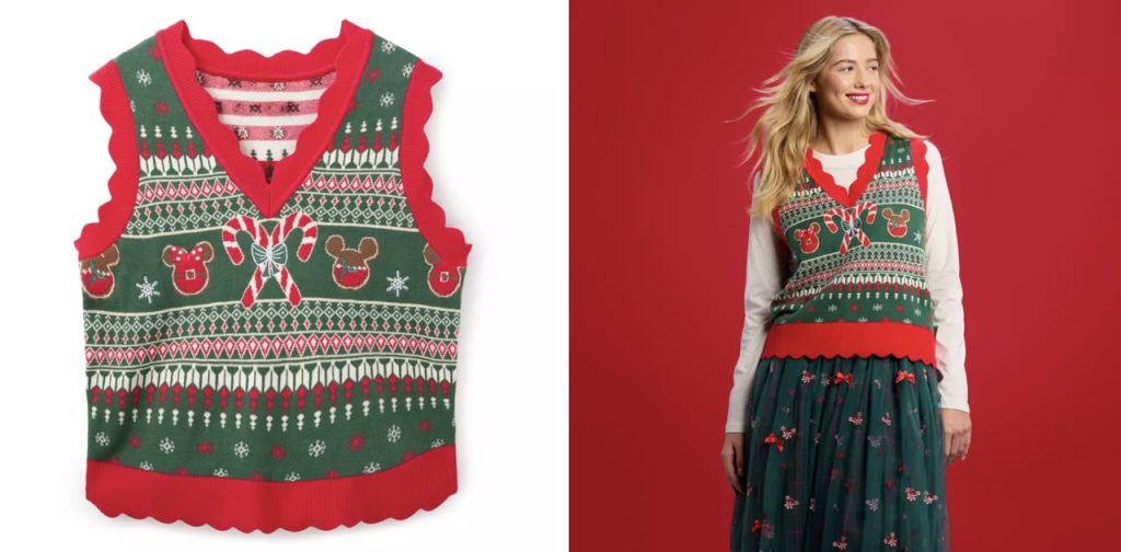 New Disney Merch Her Universe Holiday Vest Large – WDWINFO.COM New Merch: Figment + Her Universe Holiday & Disneyland 70th New Disney Merch Her Universe Holiday Vest Large