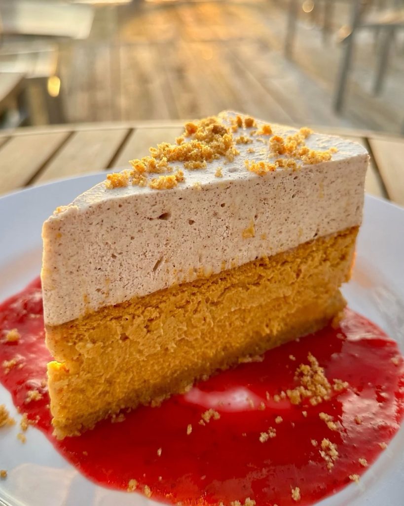 Pumpkin Cheesecake – WDWINFO.COM New Seasonal Dishes & Cocktails Arrive in Disney Springs Pumpkin Cheesecake