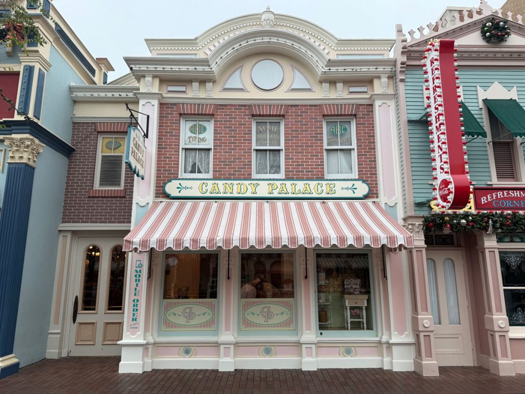 Disneyland Resort Announces 2025 Handmade Candy Cane Schedule disneyland-candy-palace-exterior