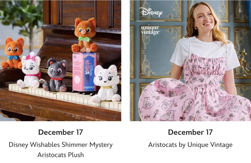 Aristocats 2 – WDWINFO.COM New Disney Merch: Avatar, 2026, Valentine’s Day & More Aristocats 2