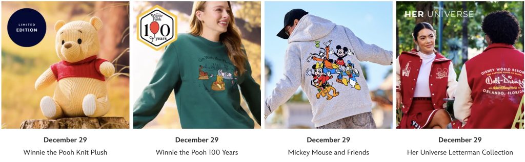 Disney Merch 29th December – WDWINFO.COM The Huge Disney Merch Drop Coming This Monday! Disney Merch 29th December