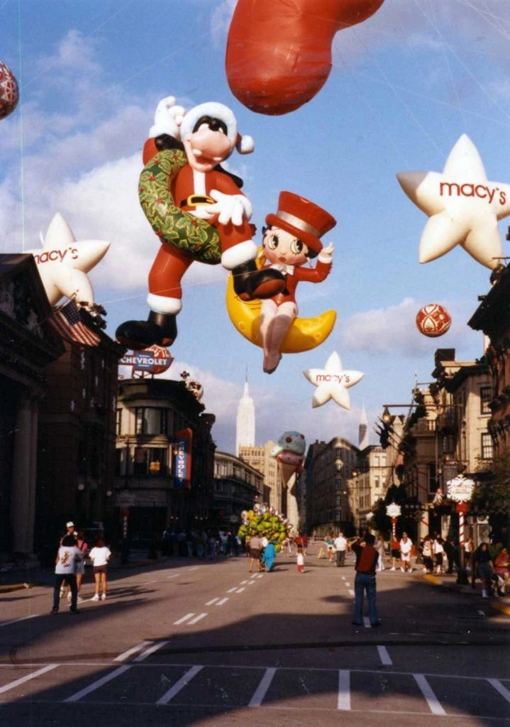 vintage mgm studios streets of america Macy's balloons – WDWINFO.COM Weird & Wacky Photos From Disney Parks’ Past: Holiday Edition vintage mgm studios streets of america Macy's balloons