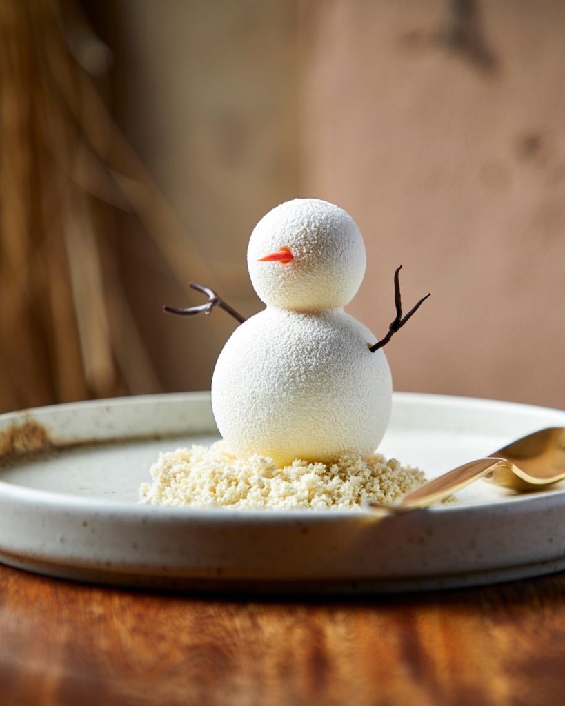 Try These Holiday Favorites at Paseo in Downtown Disney at Disneyland Snowman 2 Large