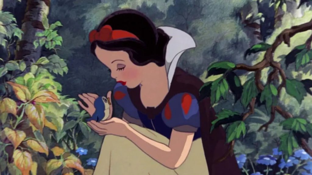 Happy Birthday to the Dreamer Who Inspires Us All – Walt Disney classic snow white_blue bird