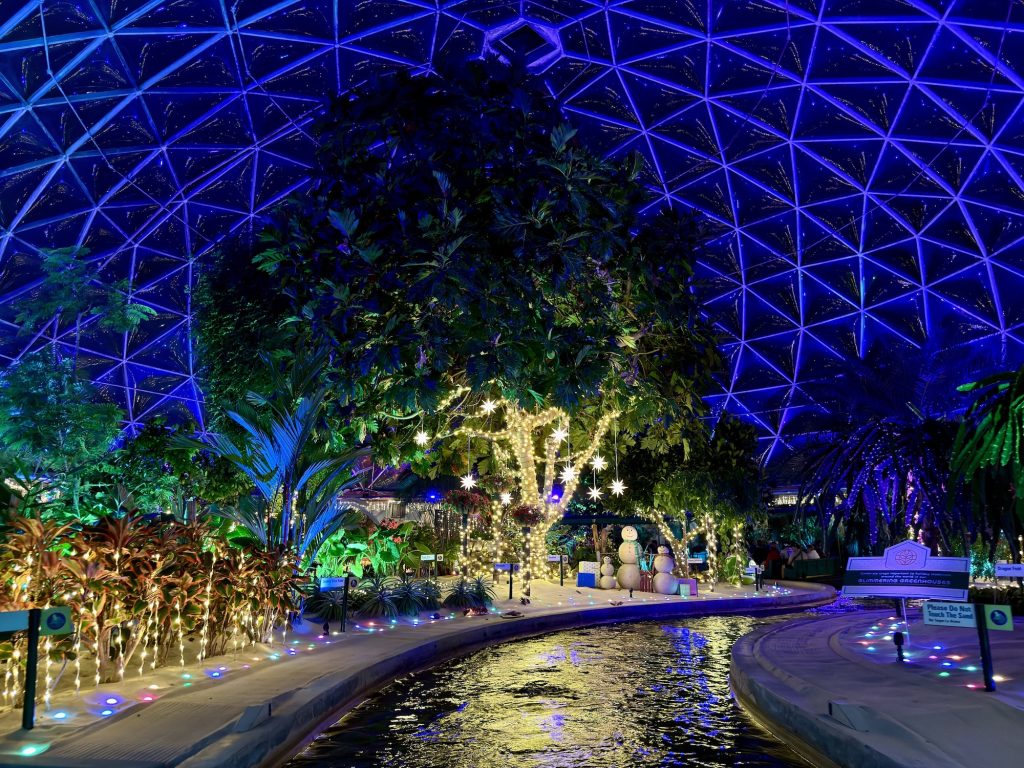 glimmering greenhouses_living_with_the_land_chloe 5 – WDWINFO.COM Which Disney World Park Does Christmas Best in 2025? glimmering greenhouses_living_with_the_land_chloe 5
