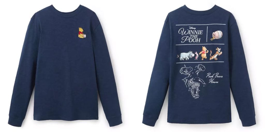 pooh-friends-long-sleeve-tee – WDWINFO.COM New Disney Merch: Winnie the Pooh 100th, Her Universe, Valentine’s Day, & More! pooh-friends-long-sleeve-tee