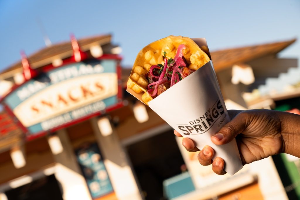 2026-WDW-Marketplace-Snacks-Savo 3 – WDWINFO.COM Three New Savory Mickey Waffles Are Coming to Disney Springs 2026-WDW-Marketplace-Snacks-Savo 3