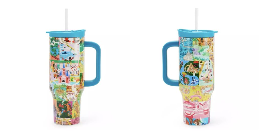Disney Merch 2026 Map Tumbler Large – WDWINFO.COM New Disney Merch: First Drop of 2026 with Park Maps Series Disney Merch 2026 Map Tumbler Large