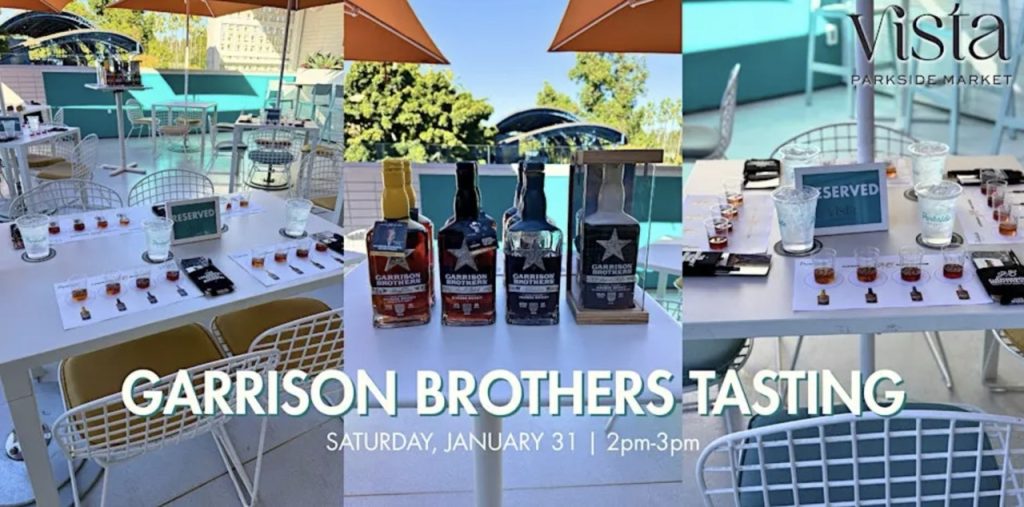 Garrison Brothers tasting Large – WDWINFO.COM New Tasting Events at Parkside Market in Downtown Disney Garrison Brothers tasting Large