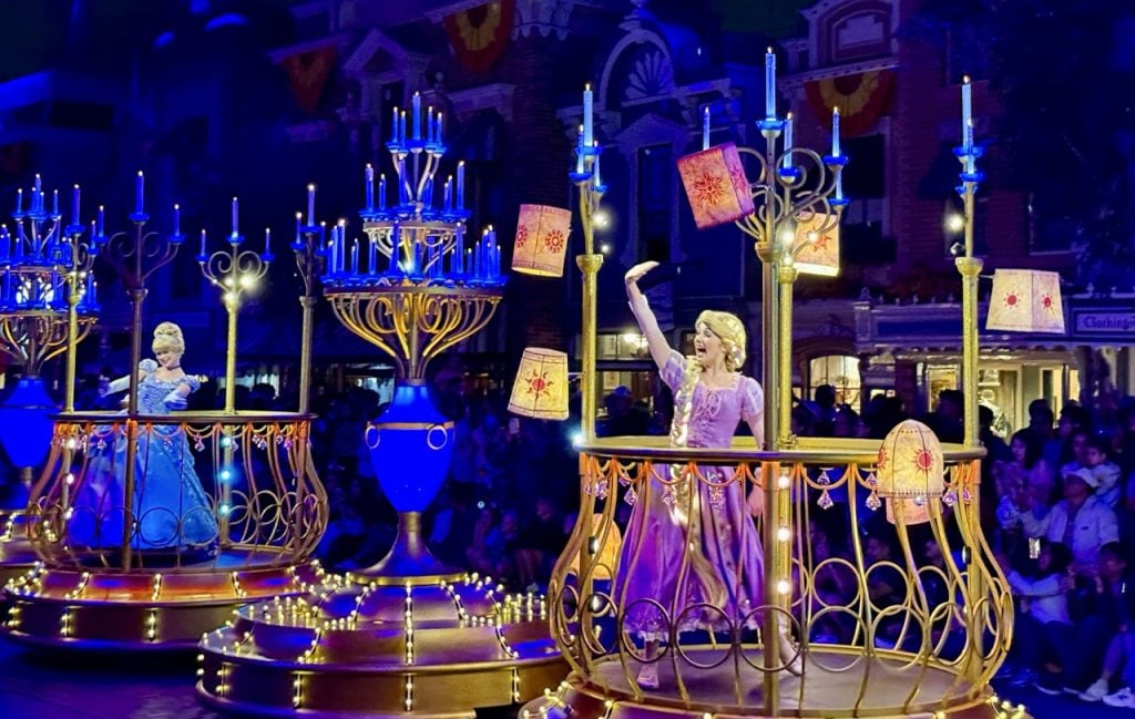 If You Only See One Disney Parade, This Is the One Paint the Night Parade Nighttime Disneyland Zoe Wood 2025 Rapunzel Large