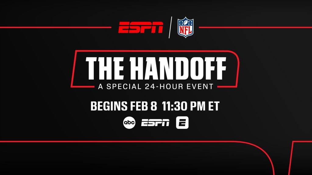 ESPN’s Super Bowl LX Wrap-Up to Continue at Disneyland The-Handoff-Visual-1