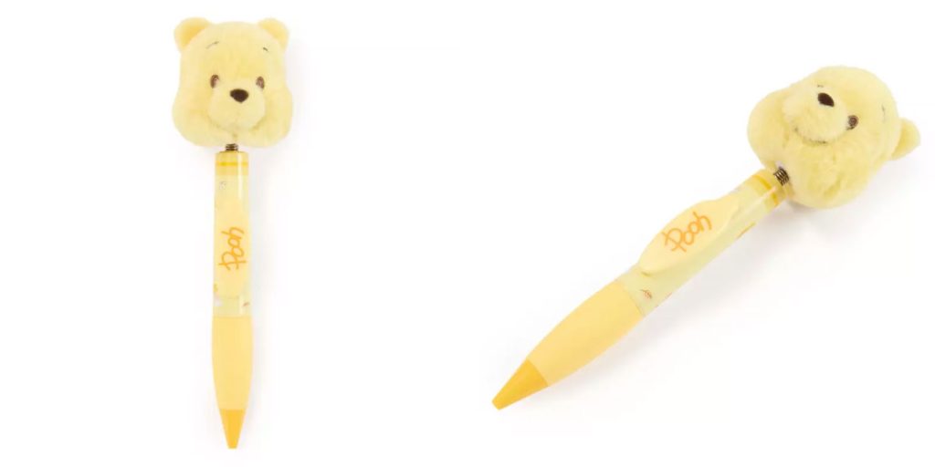 disney-pooh-bear-plush-pen โ WDWINFO.COM New Disney Merch: Girls Crew, Festival of the Arts, Fuzzy Journals & More disney-pooh-bear-plush-pen