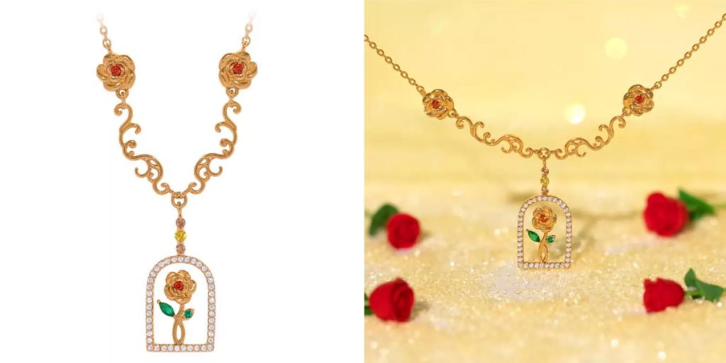 girls-crew-rose-belle-necklace โ WDWINFO.COM New Disney Merch: Girls Crew, Festival of the Arts, Fuzzy Journals & More girls-crew-rose-belle-necklace