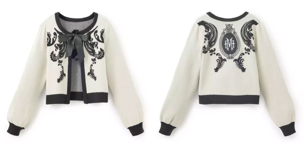 her-universe-haunted-mansion-cardigan โ WDWINFO.COM New Disney Merch: Girls Crew, Festival of the Arts, Fuzzy Journals & More her-universe-haunted-mansion-cardigan