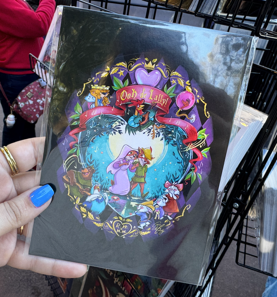 robin hood print_fota – WDWINFO.COM Favorite Disney Artworks from EPCOT’s 2026 Festival of the Arts robin hood print_fota