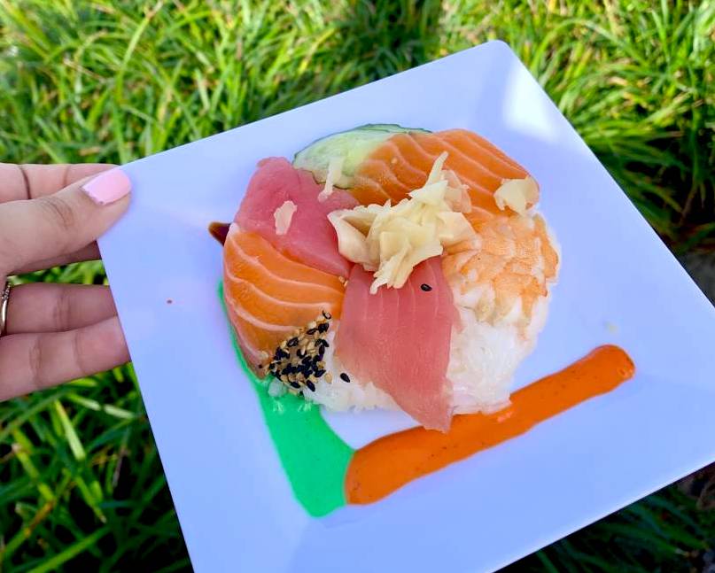 sushi donut_chloe – WDWINFO.COM Go to Goshiki at EPCOT’s Festival of the Arts sushi donut_chloe