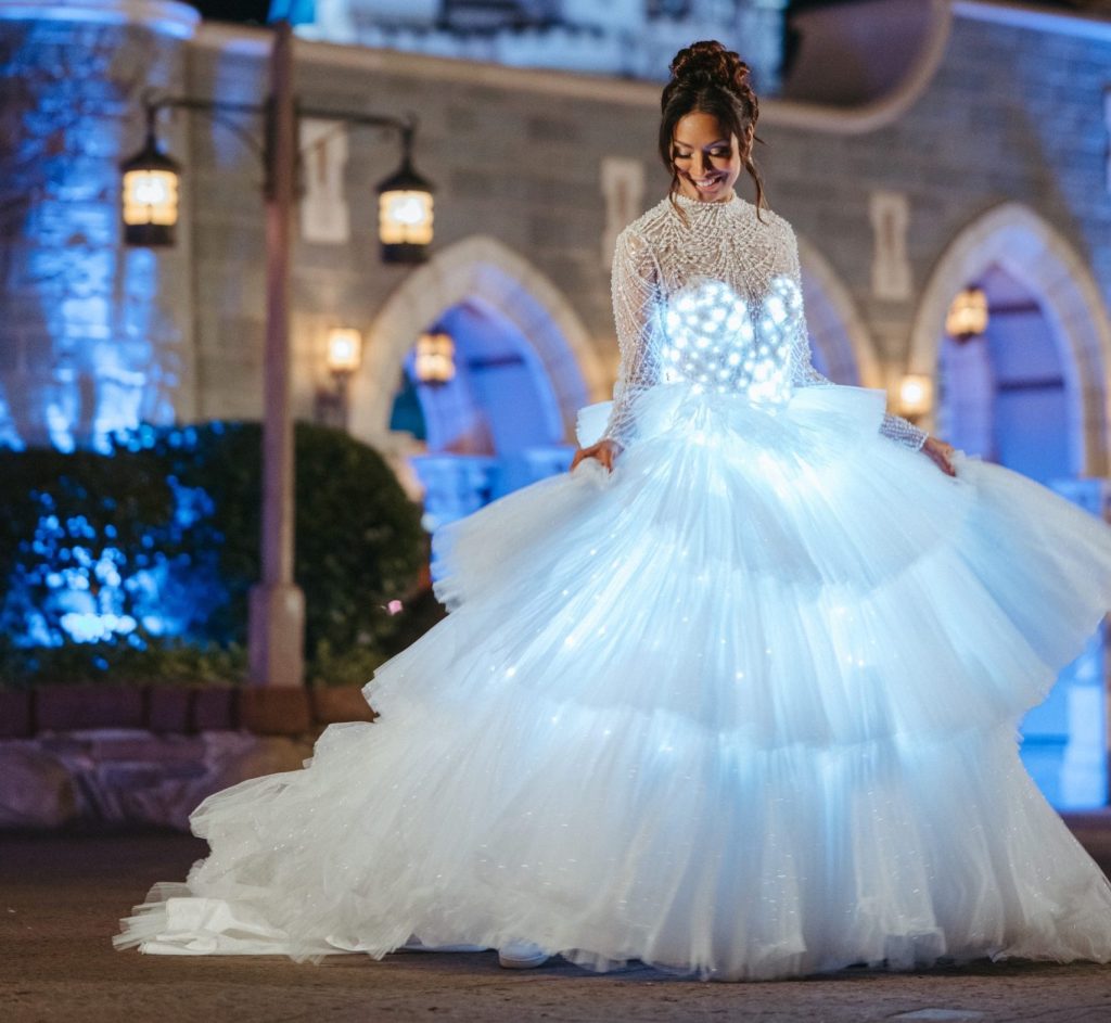 Disney’s Fairytale Weddings Celebrates 35 Years with New Light-Up Gown