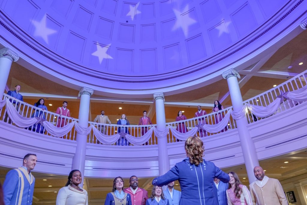 2026-WDW-Voices-of-Liberty-3 – WDWINFO.COM Ever Visit Disney on a Holiday and Notice Something Extra? 2026-WDW-Voices-of-Liberty-3