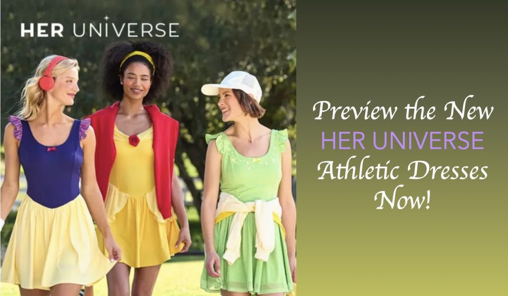 Let’s Preview the New Her Universe x Disney Athletic Series Her Universe Header